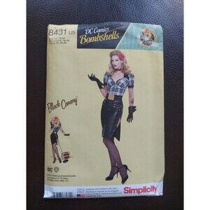 Simplicity DC Comics Bombshells BLACK CANARY Pattern 8431 Pinup Costume